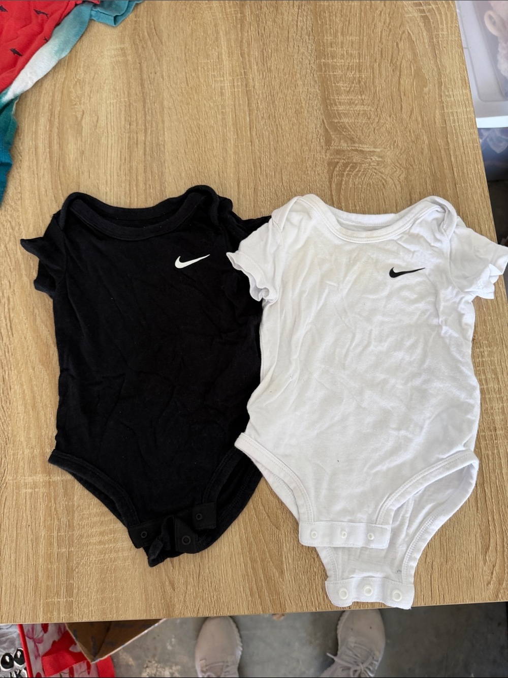 Nike Black & White Infant One-Piece Bodysuits - 2 Pack